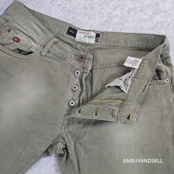Energie Steven Mens Jeans Denim Distressed Worn Out‎ Italy 35x33 - Picture 4 of 13